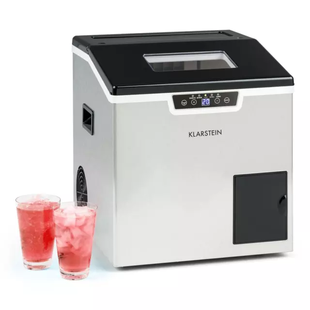 Eiswürfelmaschine Eiswürfelbereiter Icemaker Cube 400W 3L Wassertank 20kg/24h