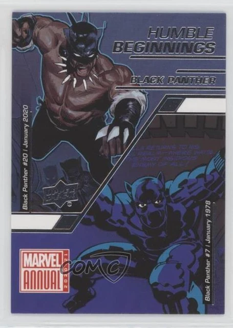2020-21 Upper Deck Marvel Annual Humble Beginnings Black Panther #HB-4 0e3
