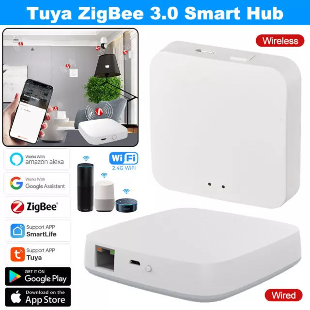 Tuya ZigBee 3.0 Smart Gateway Hub Home Intelligente Brücke Von Alexa APP Google