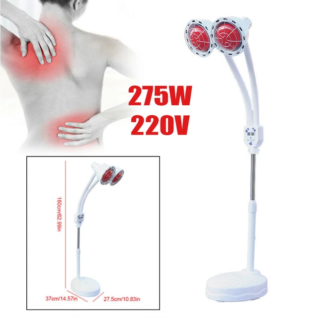 Dispositivo de terapia de luz con lámpara de calor roja infrarroja para alivio del dolor muscular de espalda bady Reino Unido