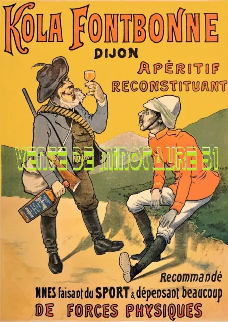 Pub Apéritif  - Kola Fontbonne - Dijon 21 - affiche plastifiée