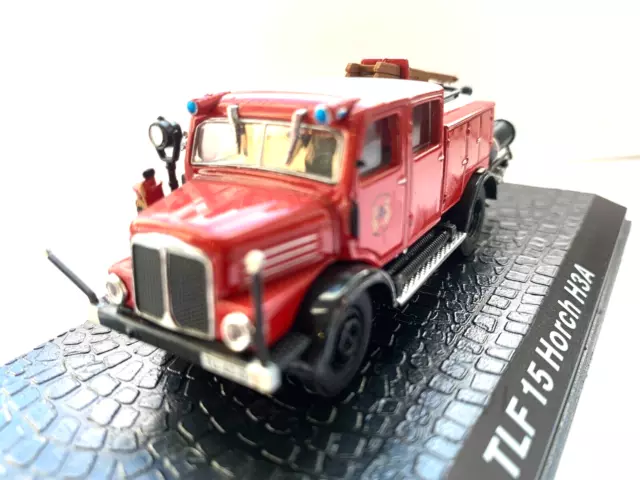 Sammler Modell Auto LKW IFA TLF 15 Horch H3A DDR Feuerwehr Oldtimer Fire (E244)