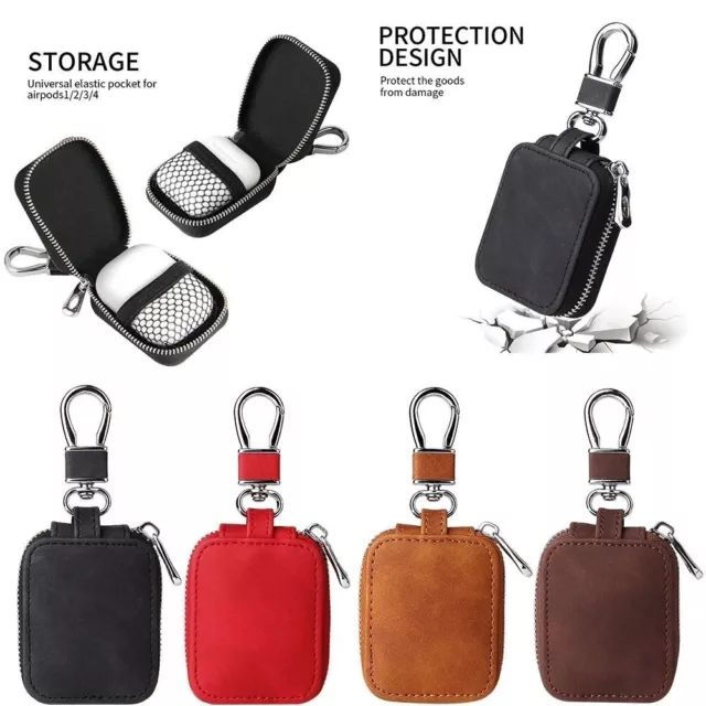 Universal Leather Bluetooth Earphone Dustproof Cover Earphone Protective Case