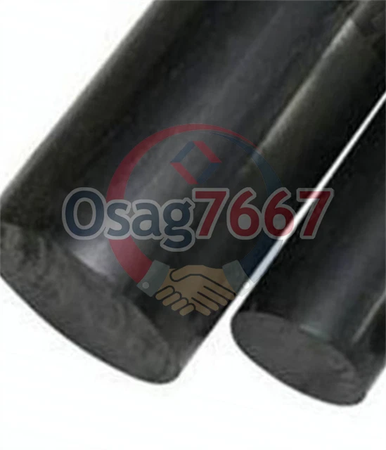 2 pcs Nylon polyamide PA plastic round rod 10x250mm Brand NEW