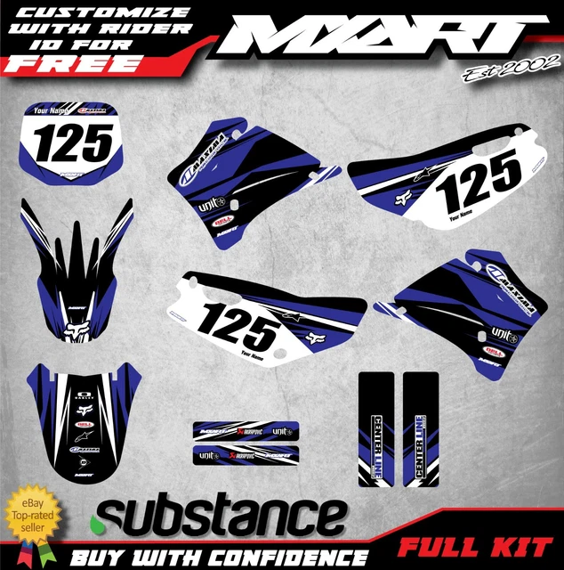 STICKER KIT FOR Yamaha TTR90 TTR125 TTR250 Tank Decals Vinyls TTR