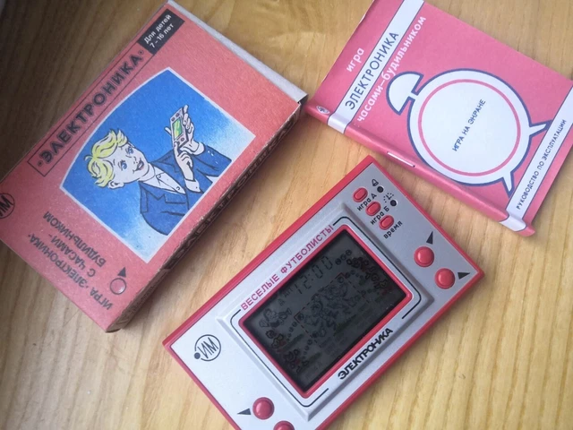 ELEKTRONIKA Game & Watch Nu Pogodi funny football Soviet Nintendo, USSR