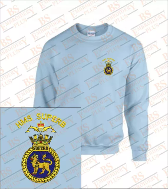 HMS HERVORRAGEND bestickte Sweatshirts