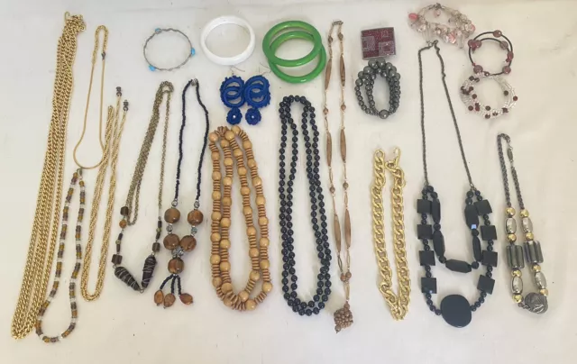 1° Lot De Bijoux de Fantaisie Vintage