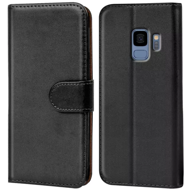 Schutz Hülle Für Samsung Galaxy S9 Handy Klapp Schutz Tasche Book Slim Flip Case