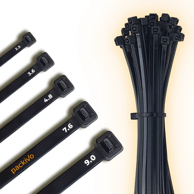 Rotek Kabelbinder 540mm - UV-beständig, 100 Stück