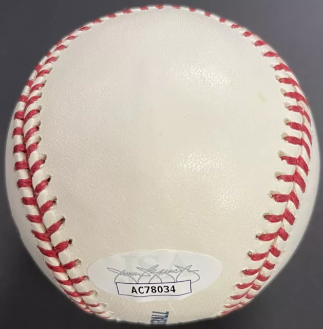 Tommy Lasorda Signed Autographed Major League Baseball Rawlings Dodgers JSA 3