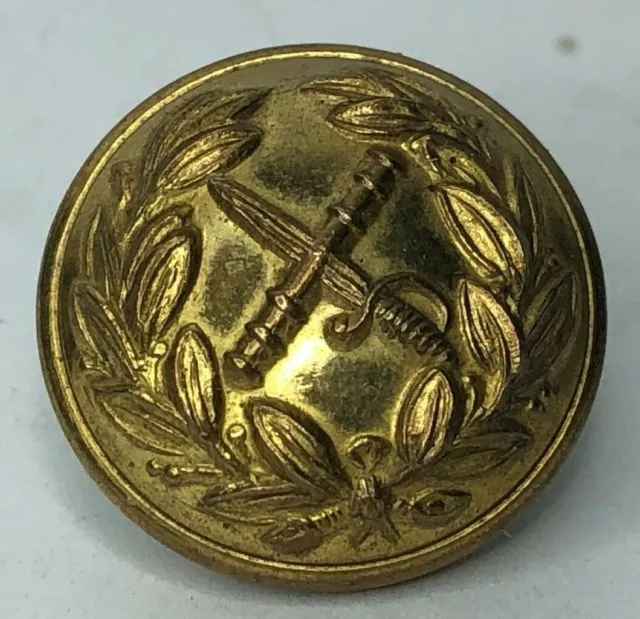 Edwardian British Army Officers General's Rank Button Gilt 20 mm Stillwell & Son