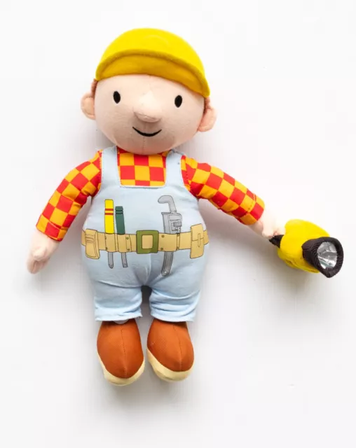 BOB THE BUILDER With Torch Plush Soft Toy 2005 Hit Entertainment