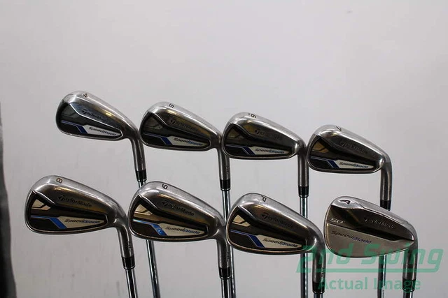 TaylorMade Speedblade HL Iron Set 4-PW AW Steel Uniflex Right 40.0in