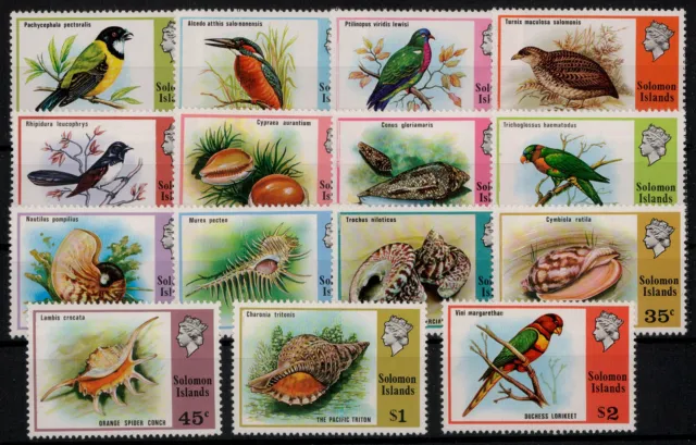 Salomoninseln; Einheimische Tiere 1976 kpl. **  (26,-)