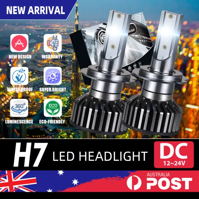 H7 LED Headlight Bulbs Low Beam White Globes For Toyota Camry 1997 SXV20 Wagon