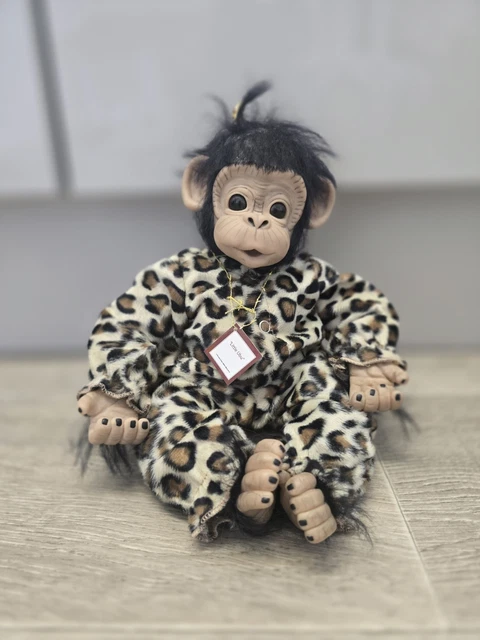VINTAGE THE ASHTON Drake Galleries 'Little Ubu' Monkey Doll With