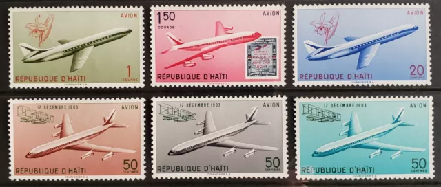 Republic Republique D'Haiti (1903) Avion Airmail Stamps (1-50c) - (MNH, OG)