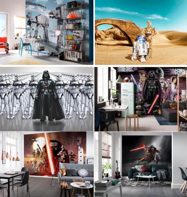 Papiers peints muraux CHAMBRE D'ENFANTS photo affiche géante style décor Star Wars