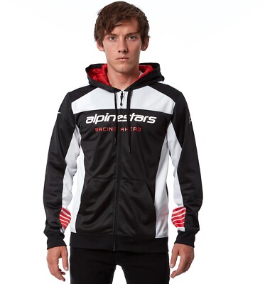 Alpinestars ALPINESTARS FAN CLUB FLEECE FELPA CON CAPPUCCIO BLU-GRIGIA TAGLIA XL NUOVA 