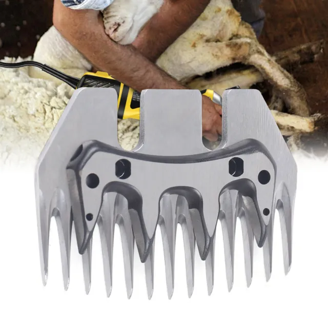 Goat Sheep Clipper Shear 13 Teeth Long Straight Blade Fit Sunbeam Oster Machine!