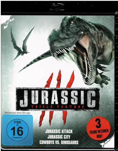 Jurassic Triple Feature (Blu-Ray) 3 Filme - Neu & OVP