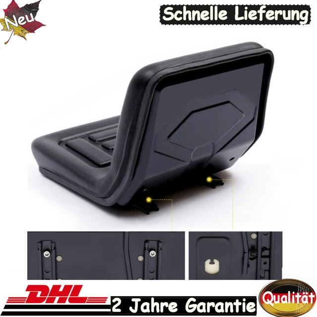 Sitzschale Für Traktor & Schlepper – 50 Cm Breit, Wasserfestes PVC | Passt Auf Aufsitzmäher, Gabelstapler