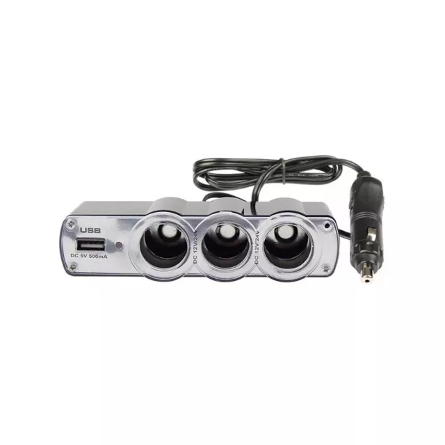 Sdoppiatore presa accendisigari Auto Camper Camion USB Duo 3+1 12/24V  doppiatore