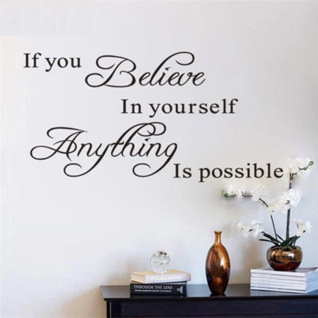 wondever Autocollants muraux arc-en-ciel avec citations inspirantes pour enfants - À décoller et à coller - Pour chambre d'enfant, salle de lecture, salle de jeux, salle de classe