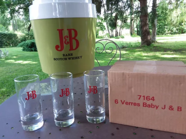 Conservateur A Glacons Jb Scotch Whisky + 6 Verres J & B Vintage  2