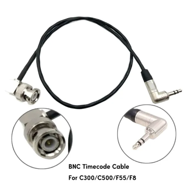 Enhances Your Camera Functionality 3.5mm to BNC Timecodes Cable for C300/500F55 2