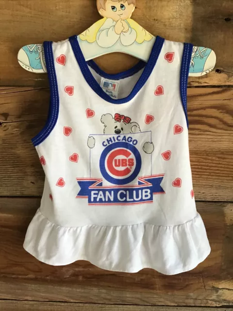 Park Branch Kids Size 4 Vintage Chicago Cubs  Fan Club Tank