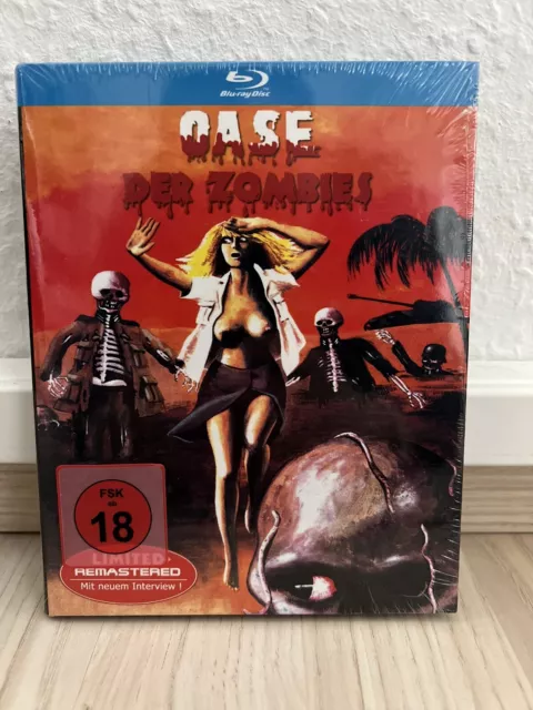 Oase der Zombies - Jess Franco - kleine Hartboxen Blu Ray Uncut NEU OVP