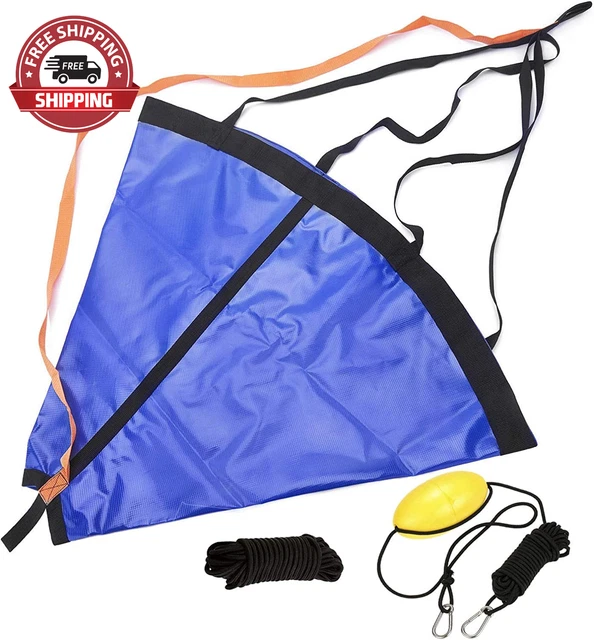 Drift Sock with Dump Line,Harness and Buoy Sea Anchor Kit for Fishing Boat/Kayak