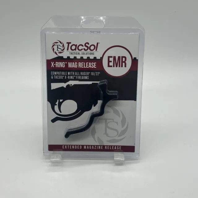 Ruger 10/22 TacSol EMR Extended Magazine Release Tactical Solutions MATTE BLACK!