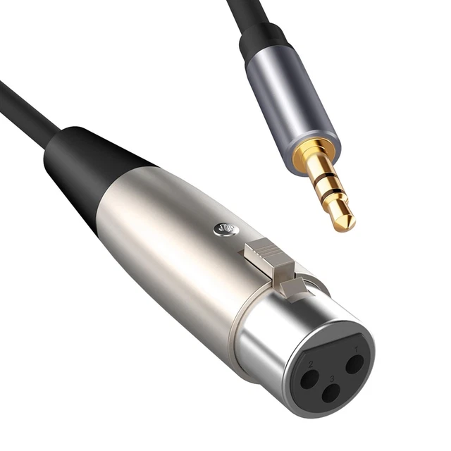 Cavo Adattatore 3,5mm A Mini XLR - 1 Metro Per Microfoni, Audio Professionale E Registrazione - Foto 7