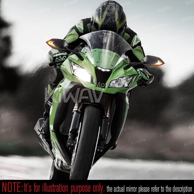 Rétroviseur carbone Lucifer 2tone LED séquentiel pour Honda VFR 800 750F 1200