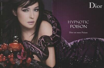 Hypnotic poison de Christian Dior advertising paper Dior Publicité papier 