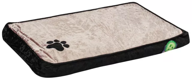 Grand Chien Lit Animal de Compagnie Crushed Velours Souple Peluche Coussin Anti