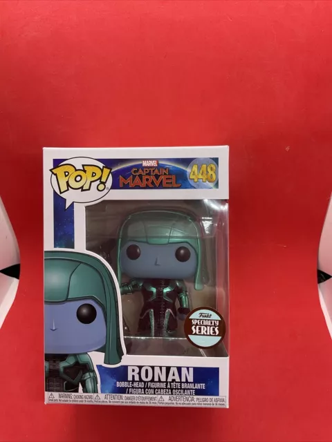 Captain Marvel - Ronan Funko Pop Vinile #448 *Serie Specialità* Protezione Gratuita