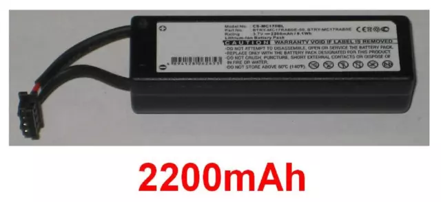 Battery 2200mAh Type BTRY-MC17RAB0E-50 For Symbol MC17, MC17T