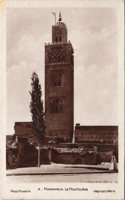 CPA AK MAROC MARRAKECH La Koutoubia Flandrin (37964)