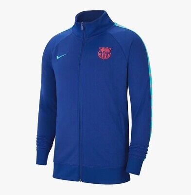 BNWT Nike FC Barcelona FCB Full Zip Soccer Track Jacket, CW6045-455 - Size Small