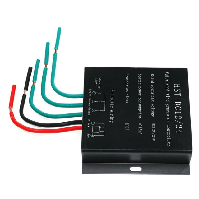 Régulateur d'énergie éolienne étanche IP67 DC 12V/24V alimentations haute qu