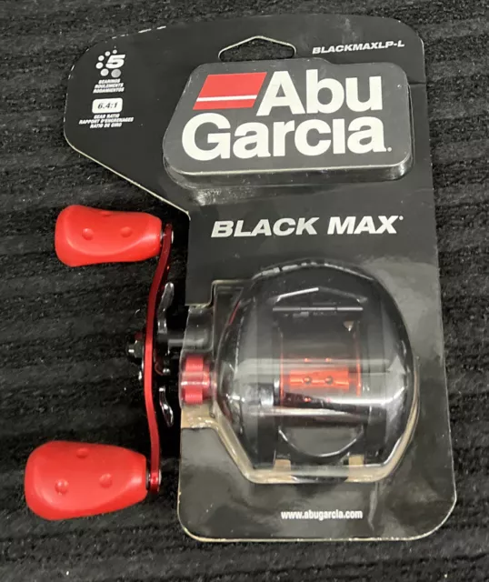 Abu Garcia BMAX3 Black Max Low-Profile Baitcast Fishing Reel - RH