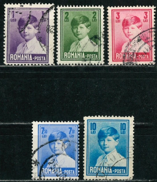 ROMANIA OLD STAMPS 1930 King Mihai - USED