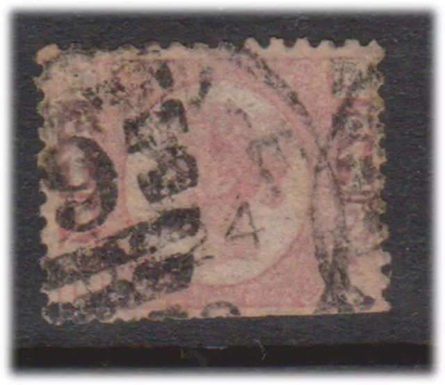 (F63-10) 1870 Great Britain 1/2d rose QVIC stamp (J)