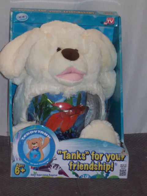 Teddy Tank "Tanks" For Your Friendship Fishbowl**Cute Doggie**As Seen On Tv**New