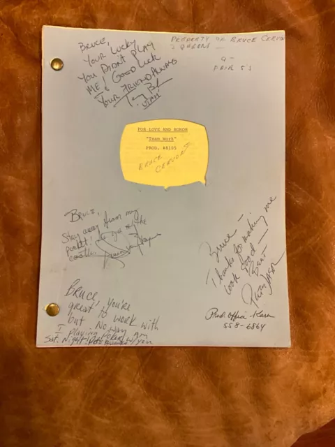 Original script early KEENAN IVORY WAYANS tv show FOR LOVE AND HONOR