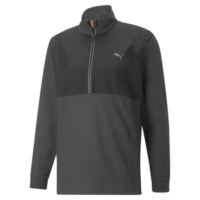 PUMA Cloudspun Wrmlbl Golfjacke Mit Kurzem Reißverschluss